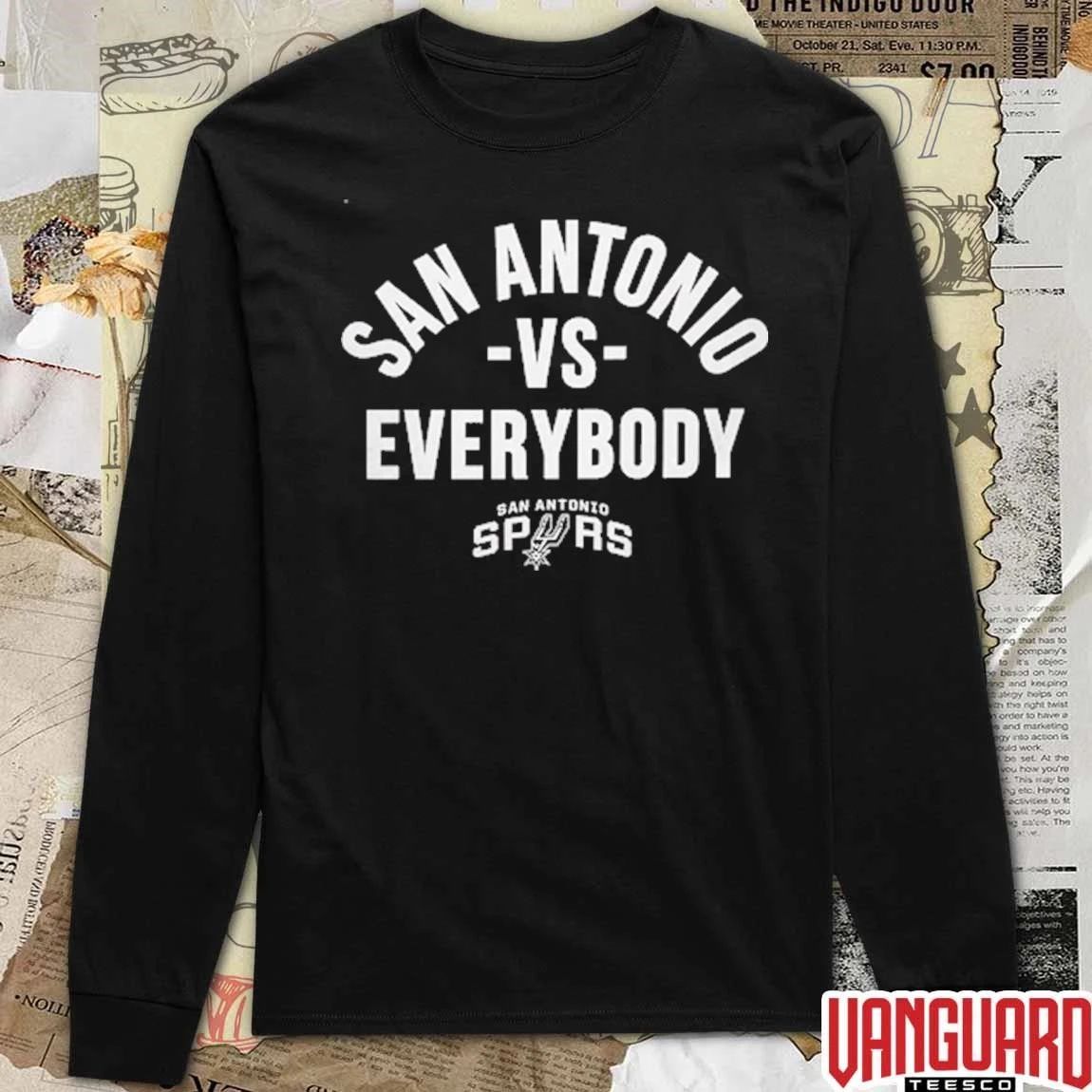 San Antonio Vs Everybody San Antonio Spurs 2026 NBA Playoffs Basketball t-shirt