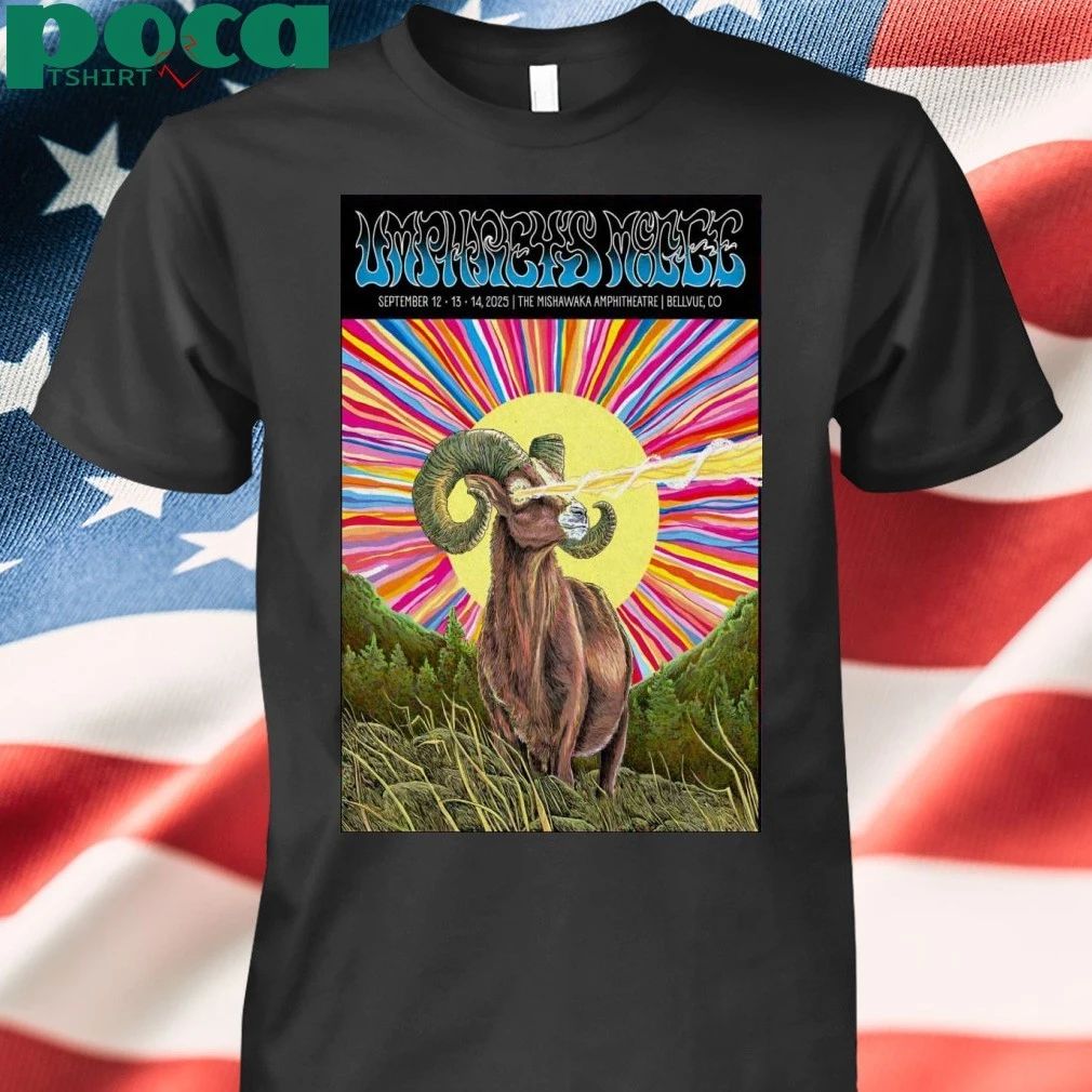 Umphrey’s McGee Sep 12-13 2025 Mishawaka Amphitheatre In Bellvue CO Poster T-Shirt