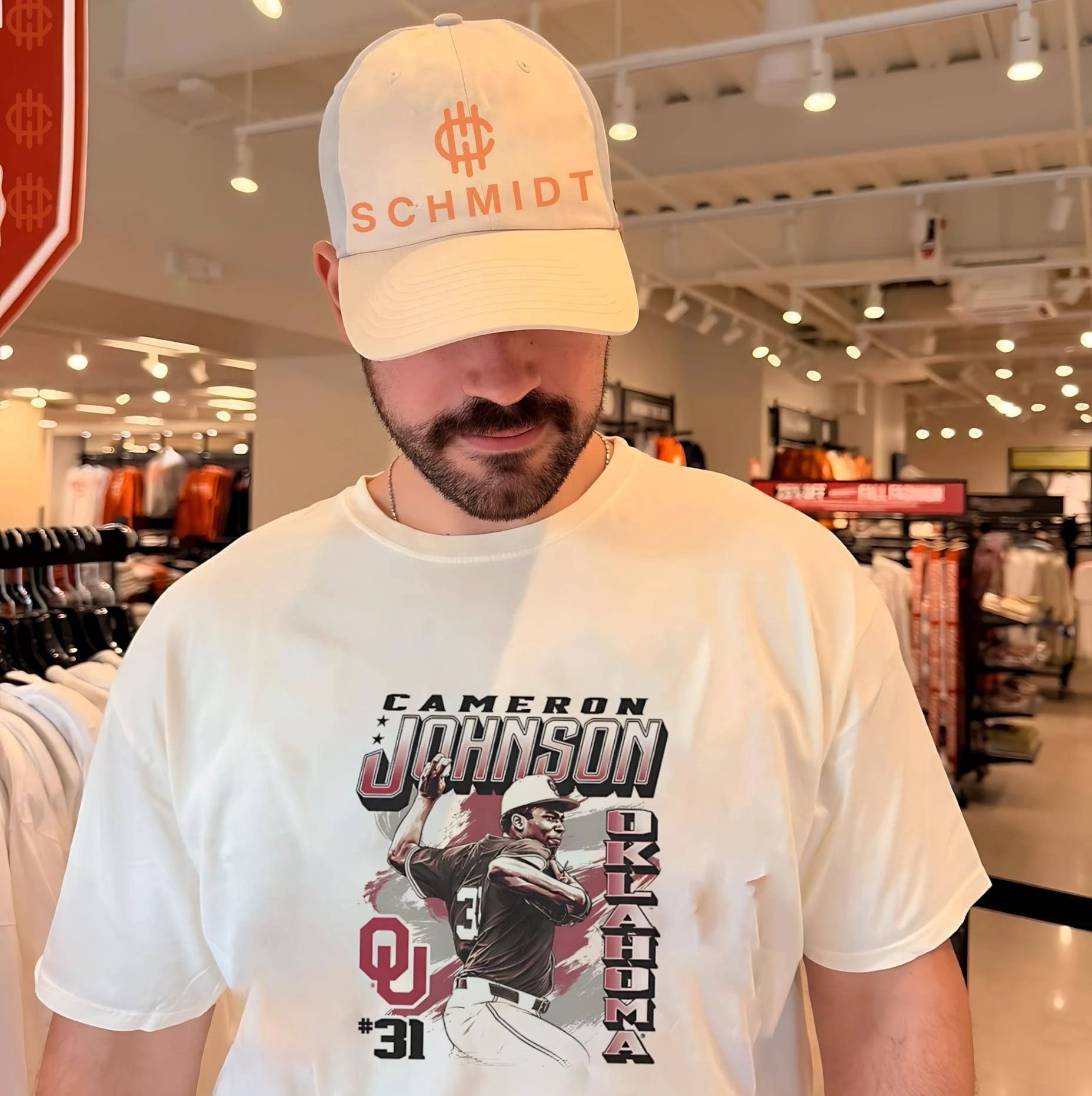 Oklahoma Sooners Cameron Johnson number 31 vintage shirt