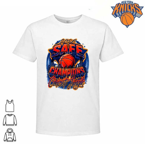2026 Safe Champions Concrete Jungle New York Basketball Retro Airbrush Graphic shirt