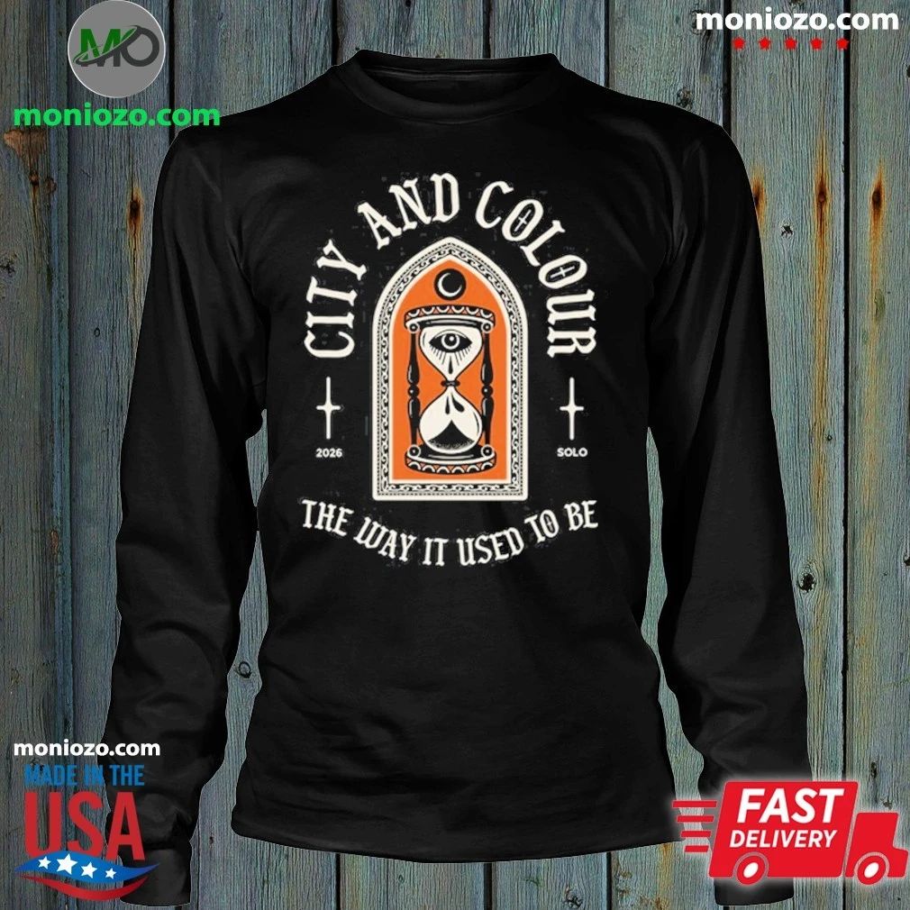 City And Colour The Way It Used To Be Solo 2026 Tour Shirt