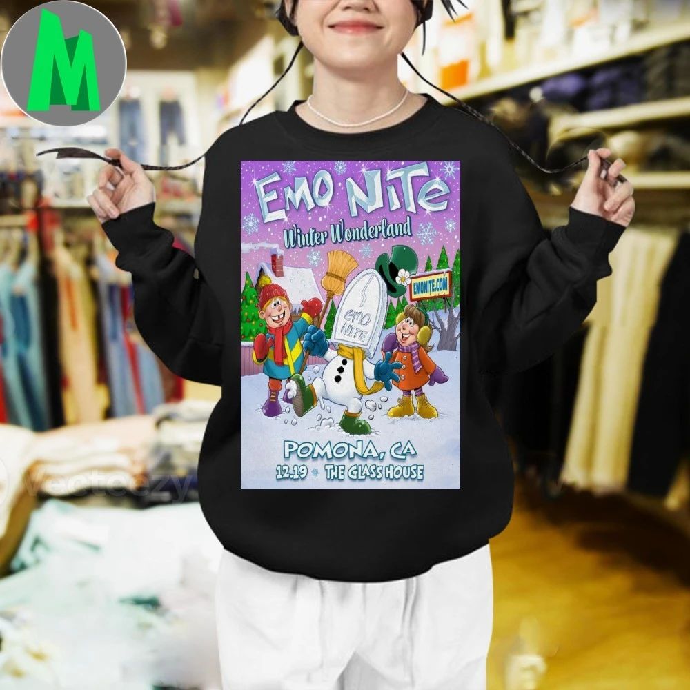 Emo Nite The Glass House Pomona Ca Dec 19 2025 Poster Shirt