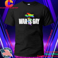 War Is Gay Rainbow Plane Shirt