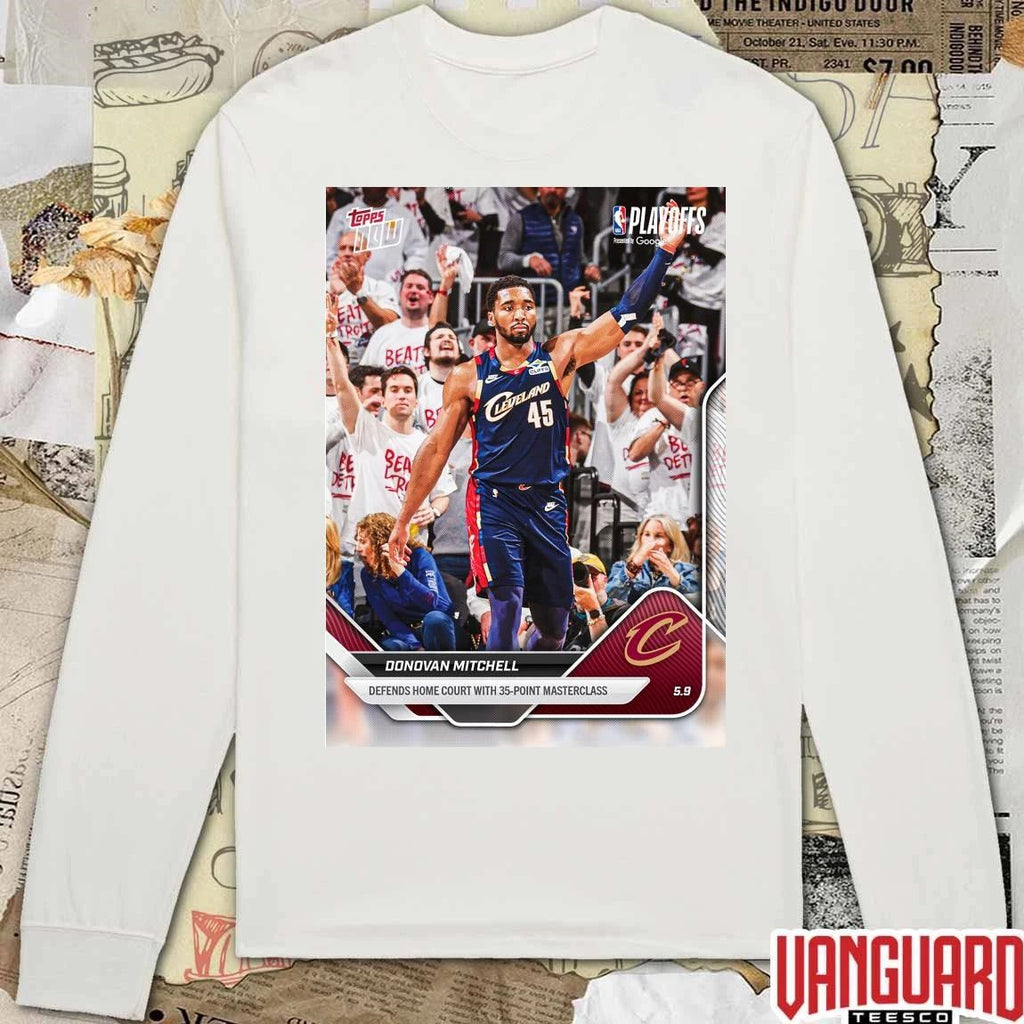 Donovan Mitchell Defends Home Court With 35-Point Masterclass – 2025-26 NBA Topps NOW t-shirt