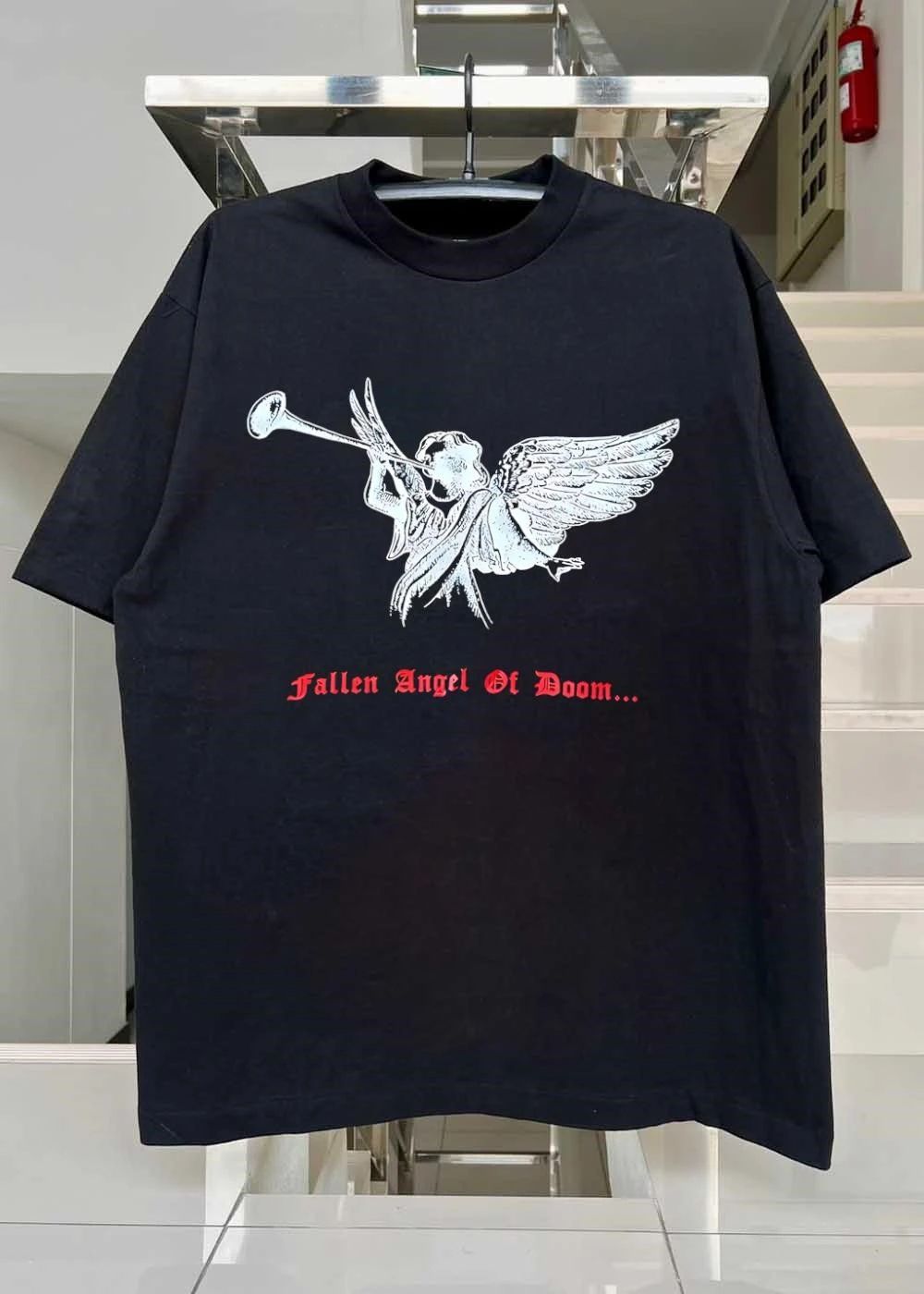Fallen Angel Playing Trumpet Fallen Angel of Doom T-Shirt