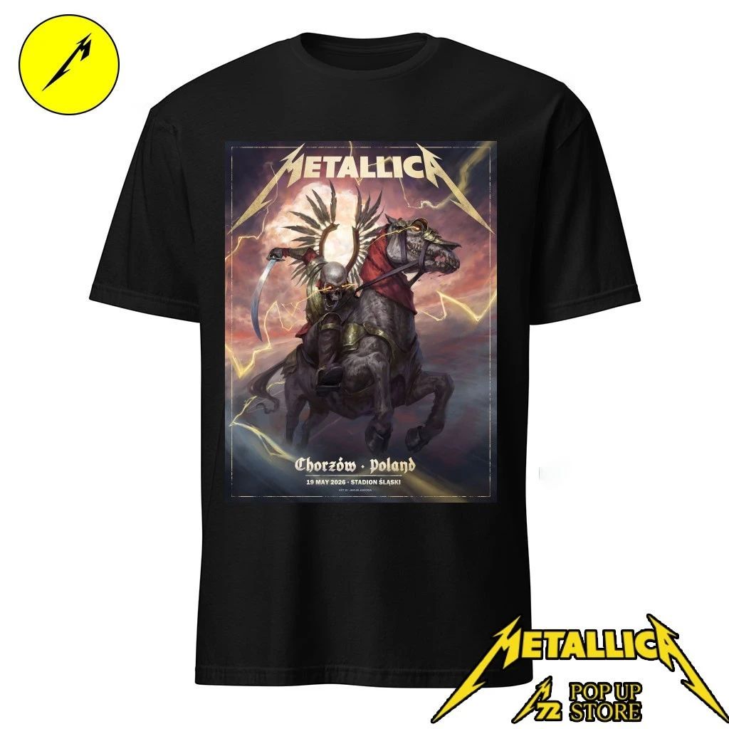 Metallica Stadion Slaski 2026 Chorzow May 19th Pop Up Unisex Shirt