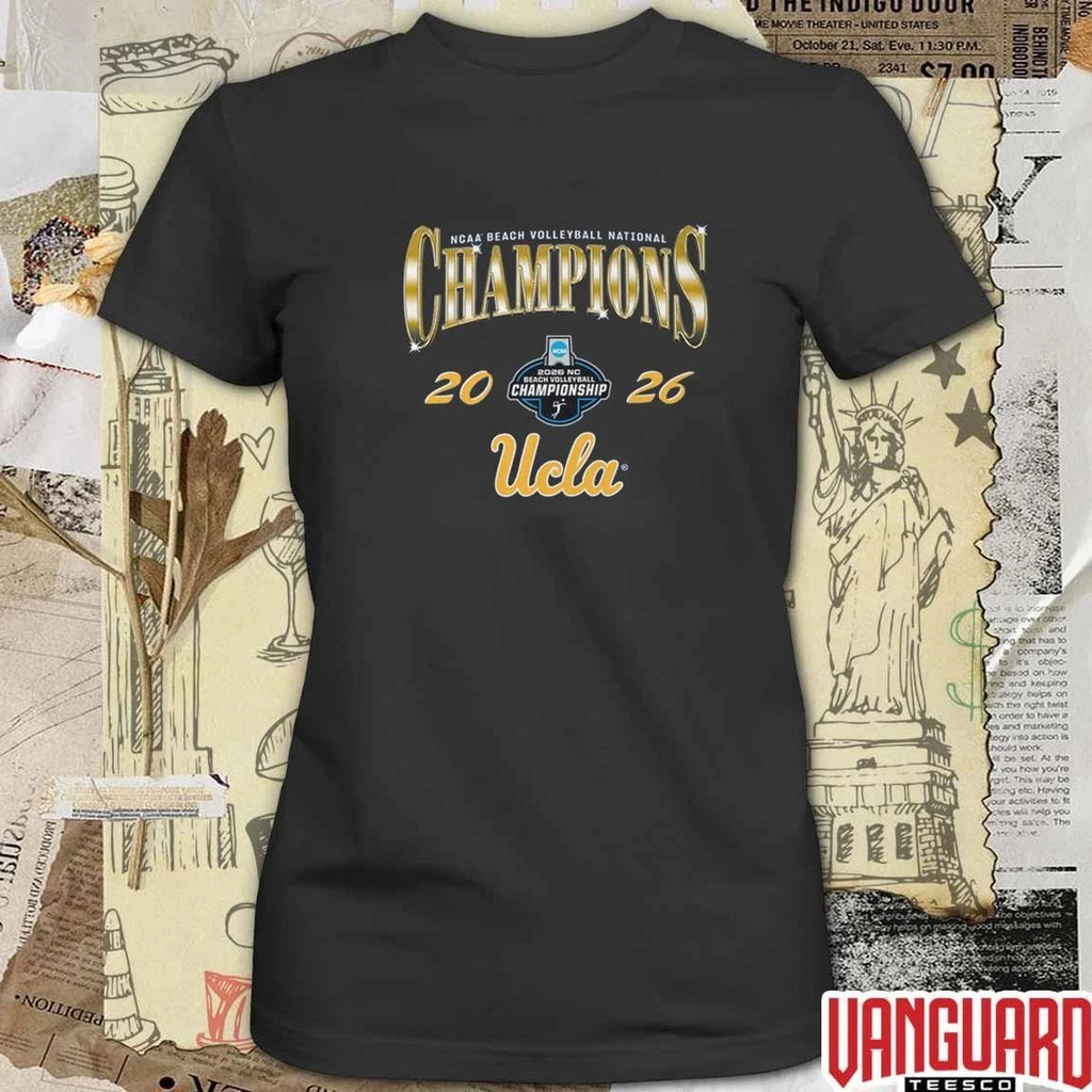 UCLA Bruins Women’s Beach Volleyball 2026 NCAA National Champions t-shirt