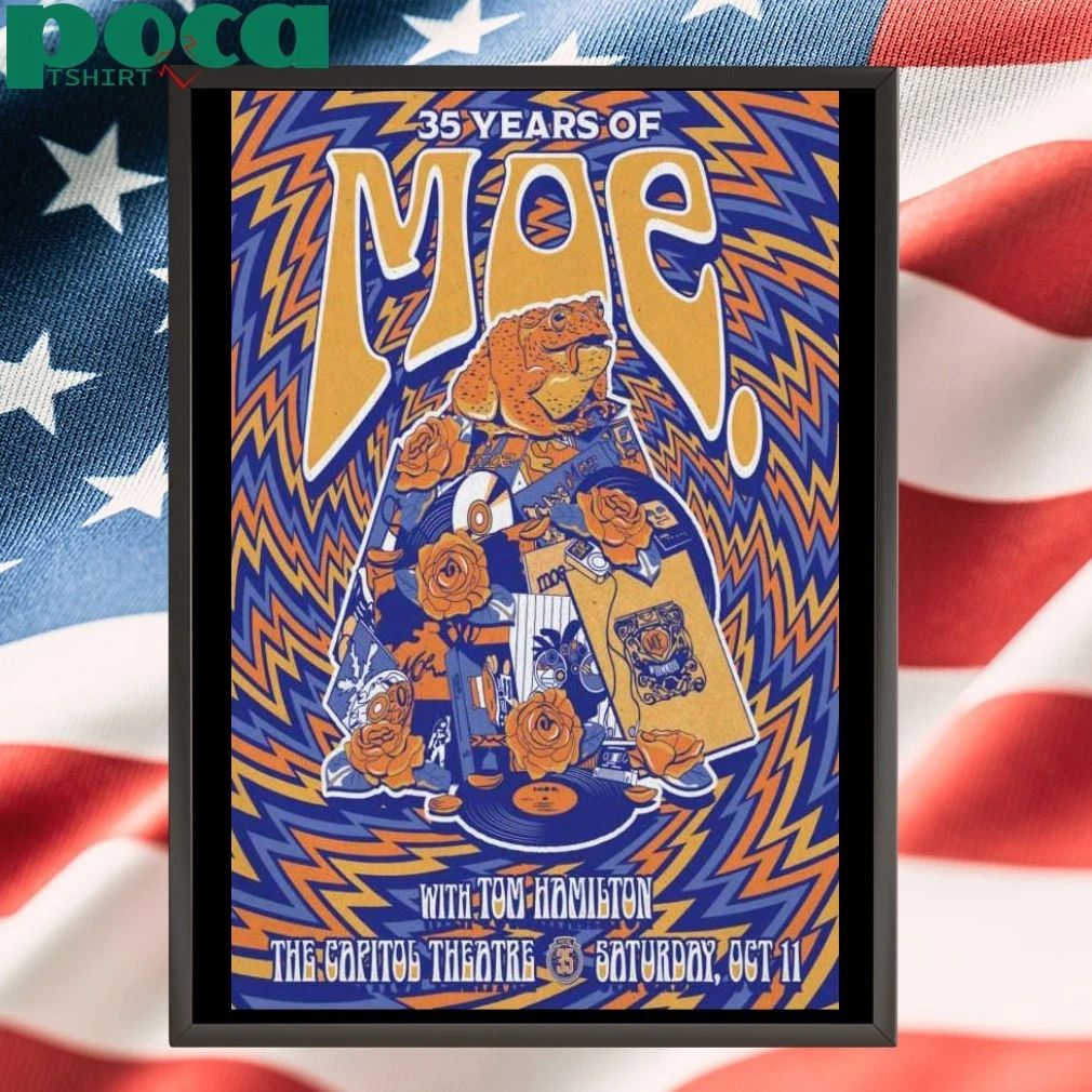Moe Port Chester, NY Oct 11 2025 Tour Poster T-shirt