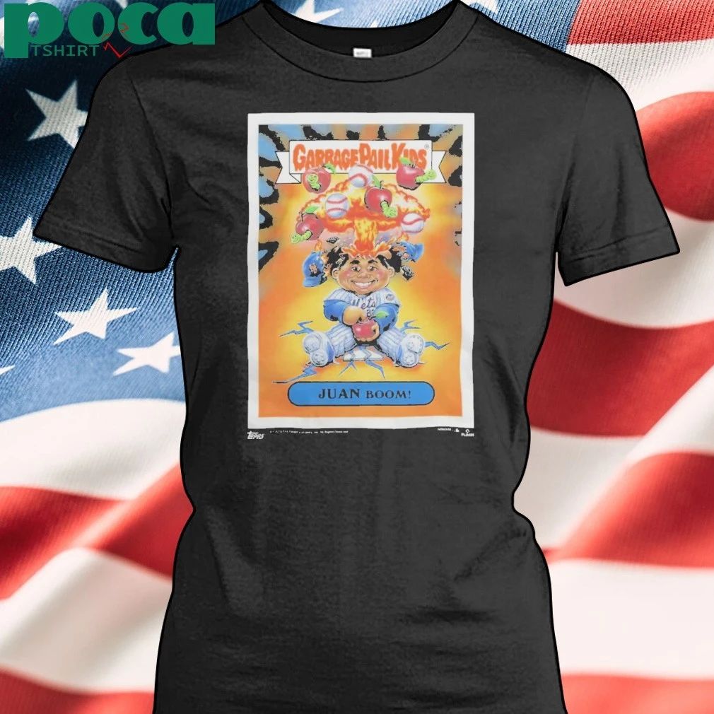 Mets Juan Boom Garbage Pail Kids Baseball Topps Parody T-Shirt