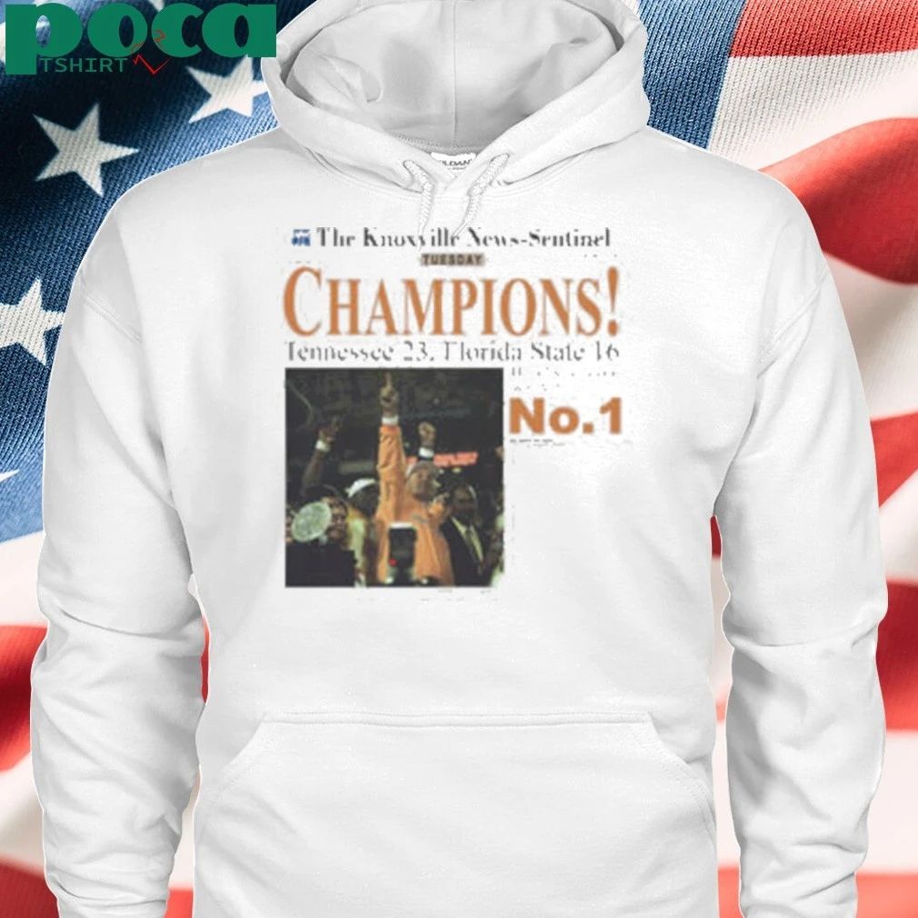 Tennessee Volunteers Champions Newspaper Shirt