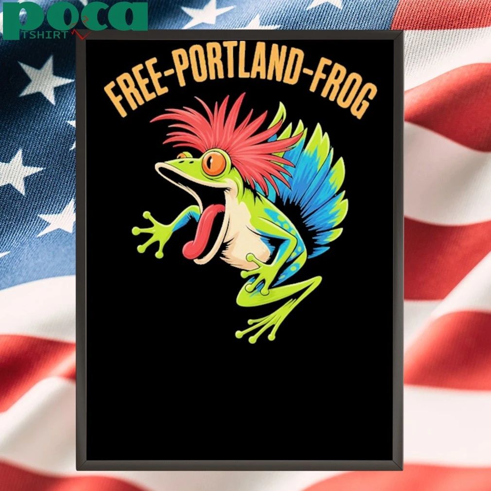 Portland Against Resist 2025 Free-Portland-Frog T-Shirt T-shirt