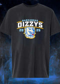 Barkansas Dizzys Dog 20 25 Playing Baseball Logo T-Shirt
