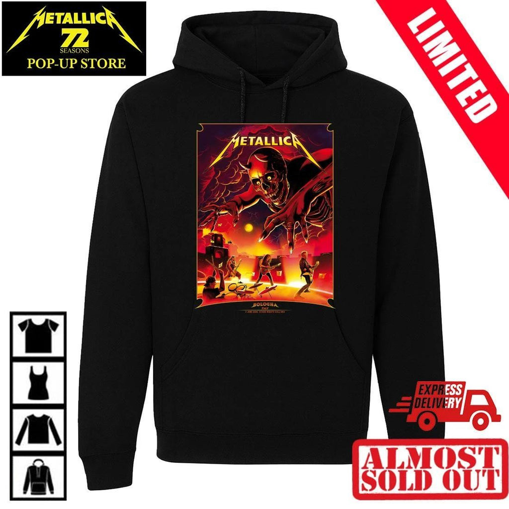 Metallica Pop-Up Shop Bologna Italy June 3 2026 Official Tee