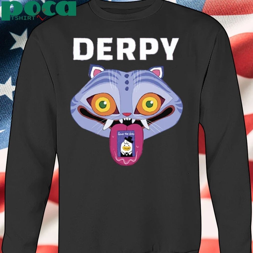 Kpop Demon Hunters Derpy Tiger Tie Dye T-shirt