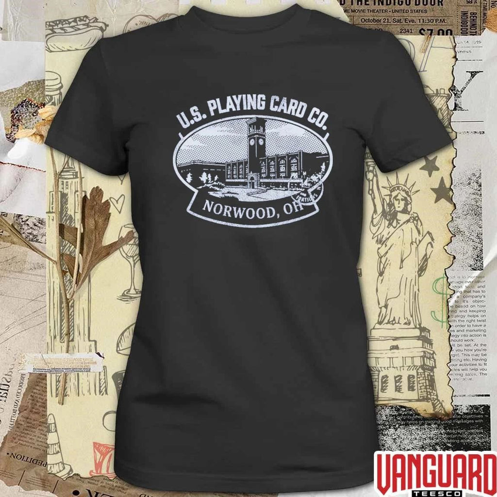 US Playing Card Company Tower Norwood OH t-shirt