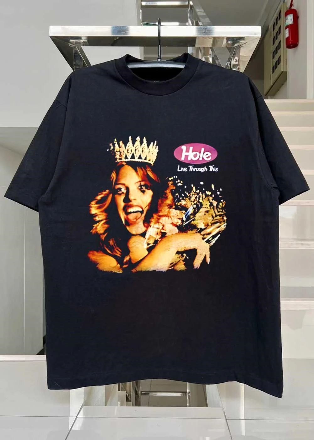 Courtney Love Hole Live through This 1994 Alternative Rock music band album fan shirt