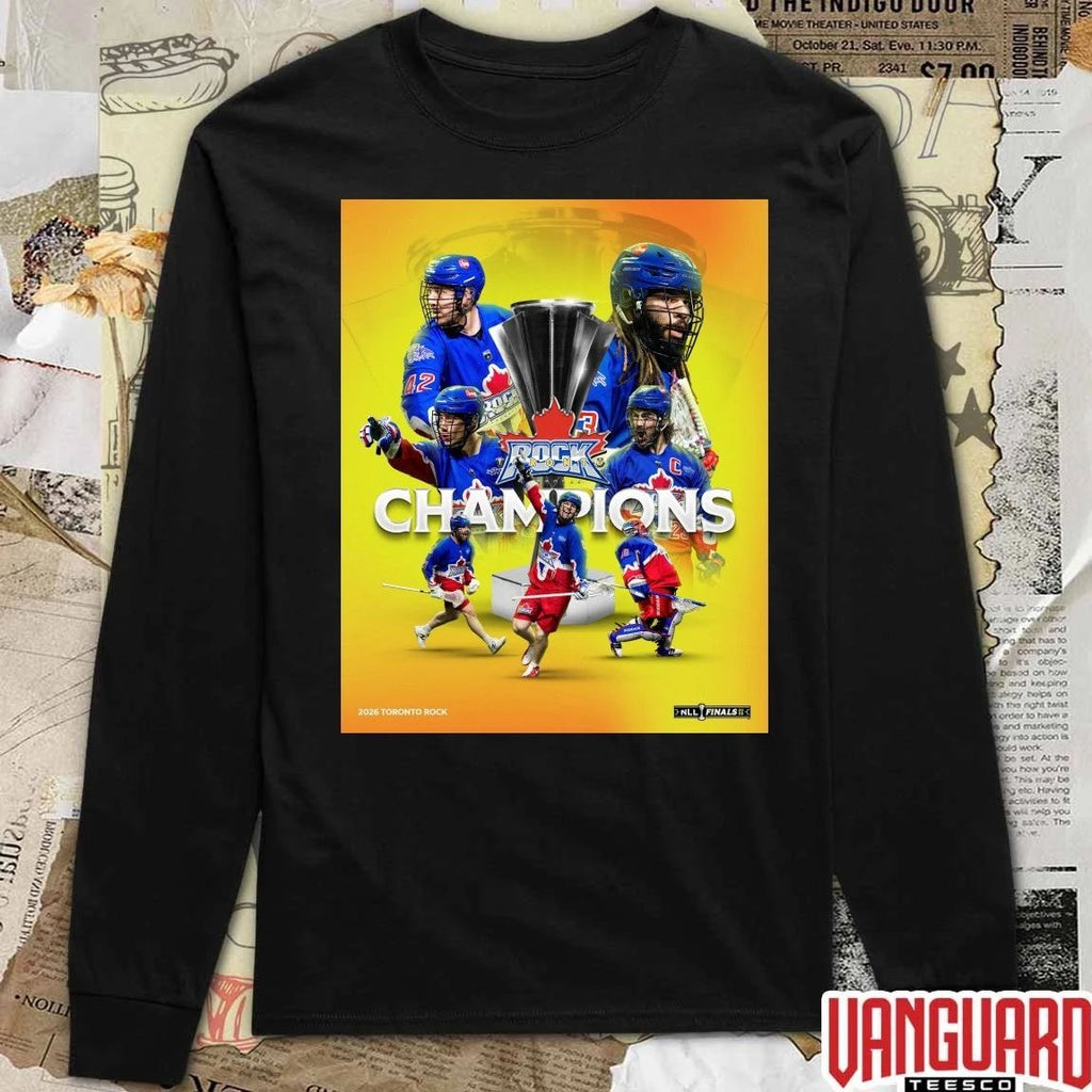 Celebrates Toronto Rock 2026 NLL Finals Champions Poster t-shirt