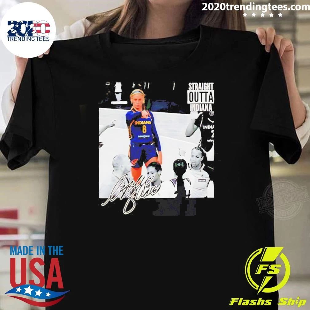 Sophie Cunningham Straight Outta Indiana Basketball shirt