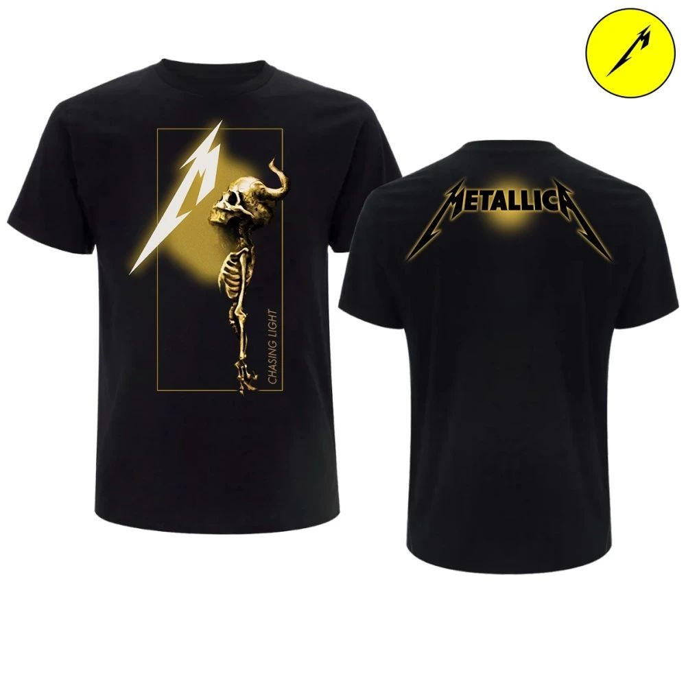 Metallica Pop-up Store M72 World Tour 2026 Europe And UK Chasing Light T-Shirt – Limited Edition