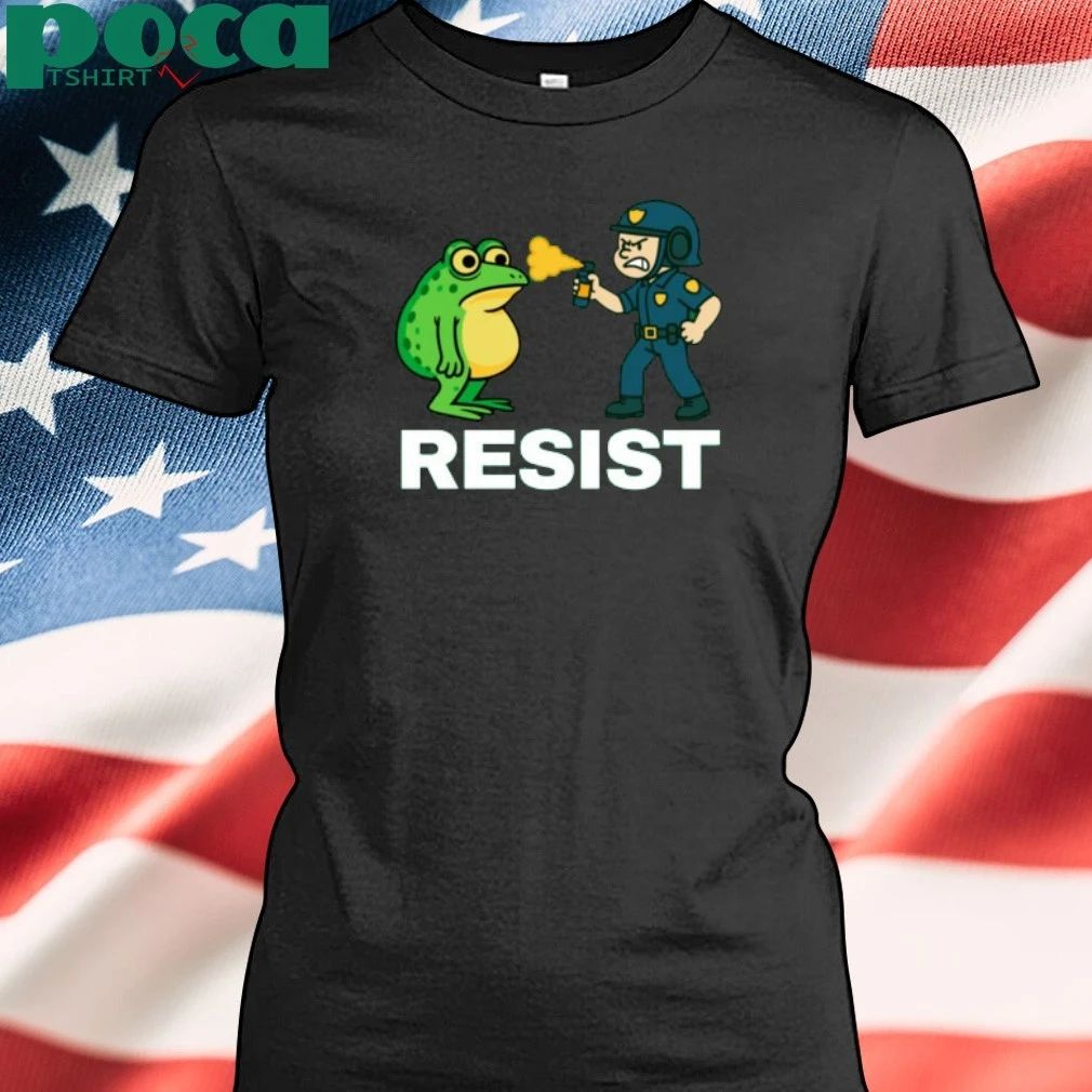 Portland Frog Protest Frogs Against Resist 2025 T-Shirt