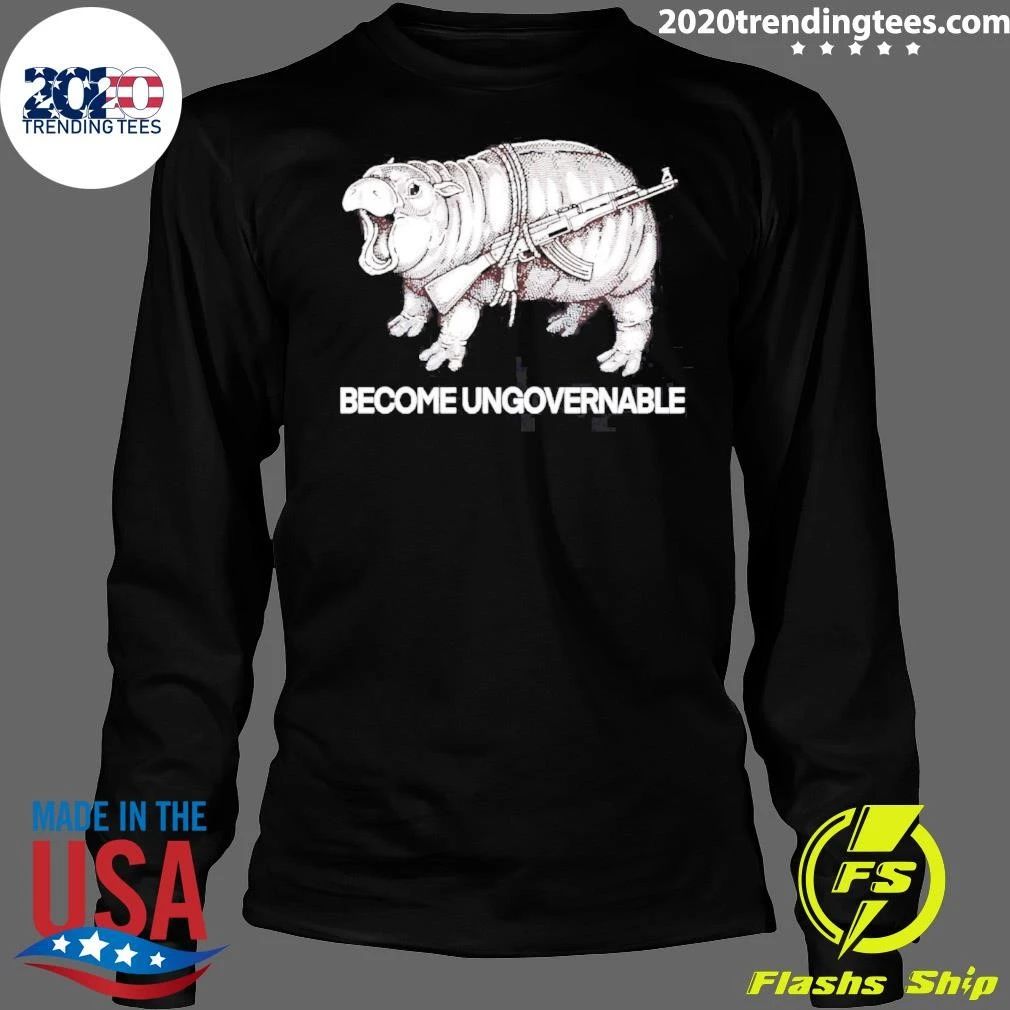 Moo Deng Become Ungovernable Pygmy Hippo Shirt