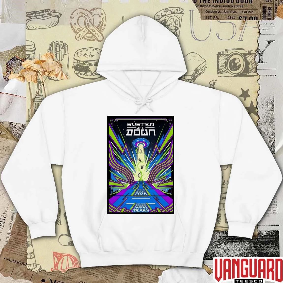 System Of A Down May 27-28 2026 Mexico City Poster t-shirt