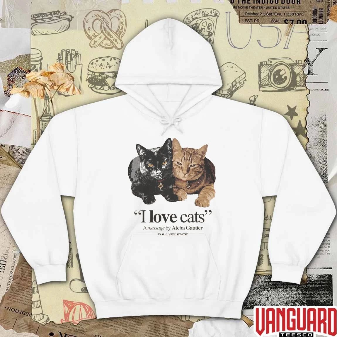 I Love Cats Ateba Gautier 2026 t-shirt