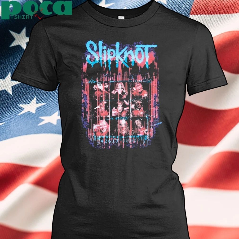 Slipknot 1999 Collage Self Titled Faces T-Shirt