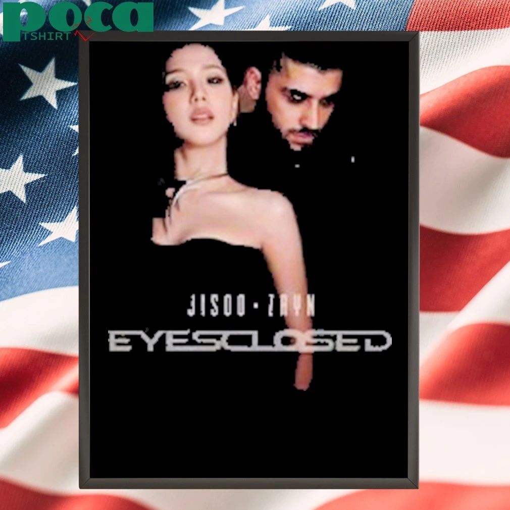JISOO x Zayn Malik New Era Eyes Closed Shirt