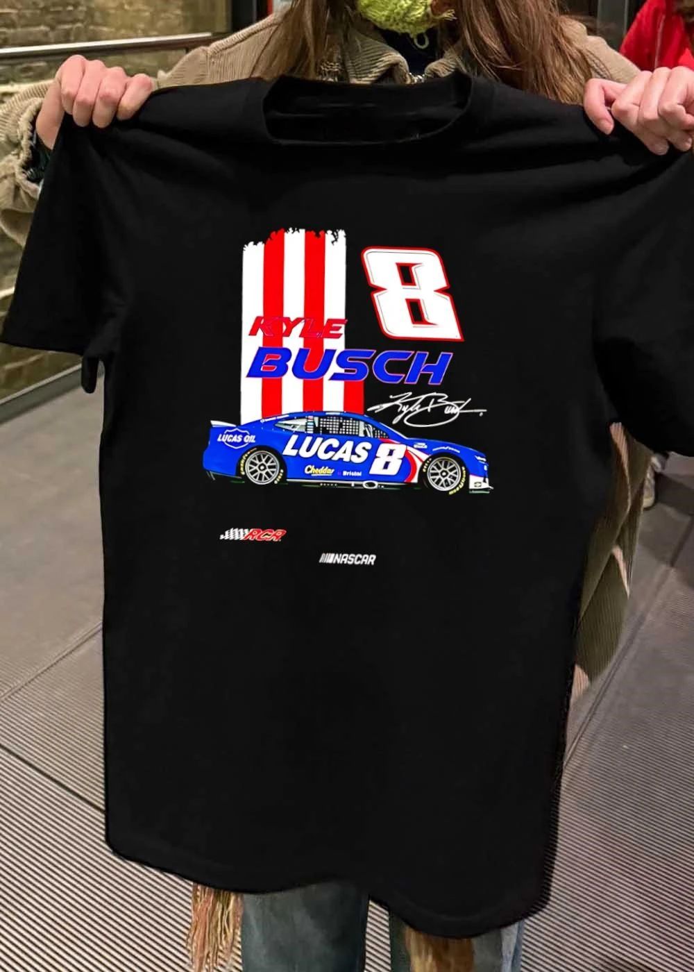Kyle Busch Rowdy 8 RCR Lucas Oil NASCAR 2026 Season Race Car Driver Shirt