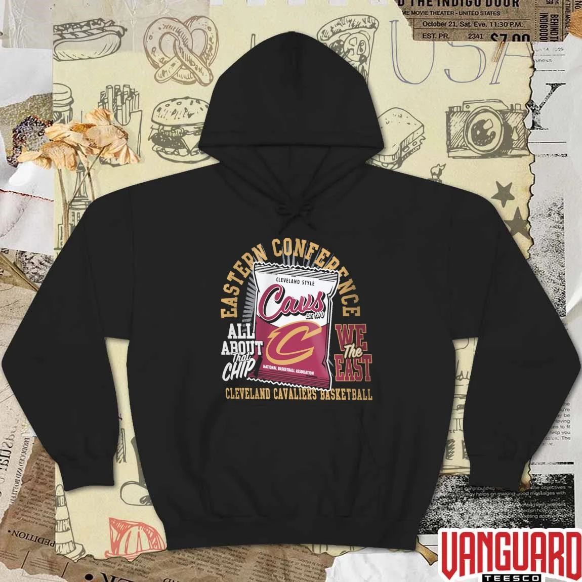 Cleveland Cavaliers Basketball NBA Eastern Conference All About the Chip We The East t-shirt