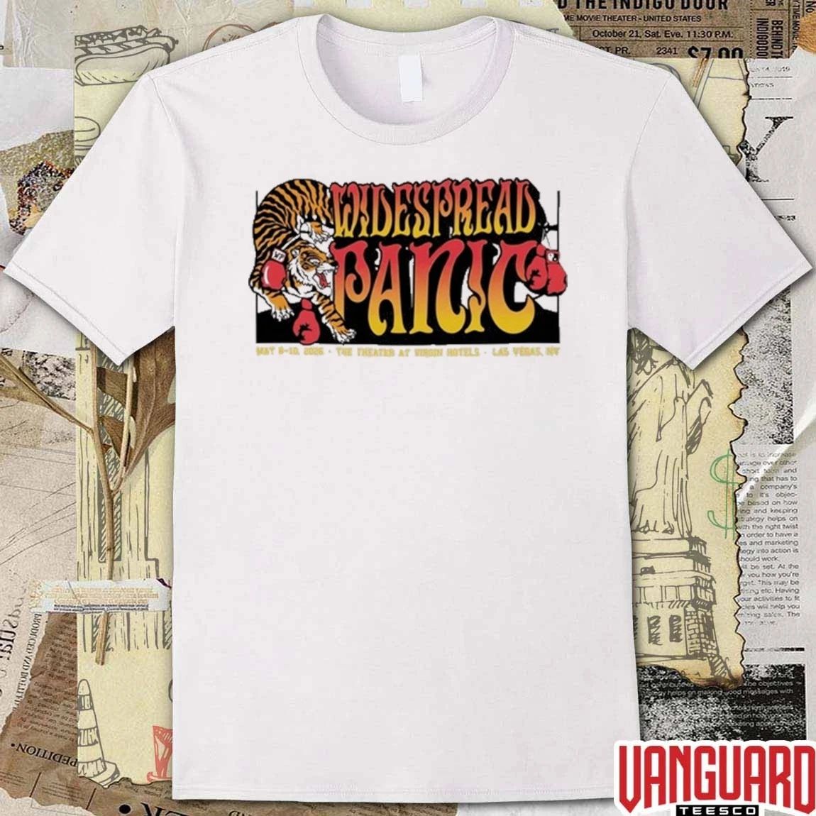 Widespread Panic The Theater at Virgin Hotels Las Vegas NV May 8-10 2026 Tour t-shirt