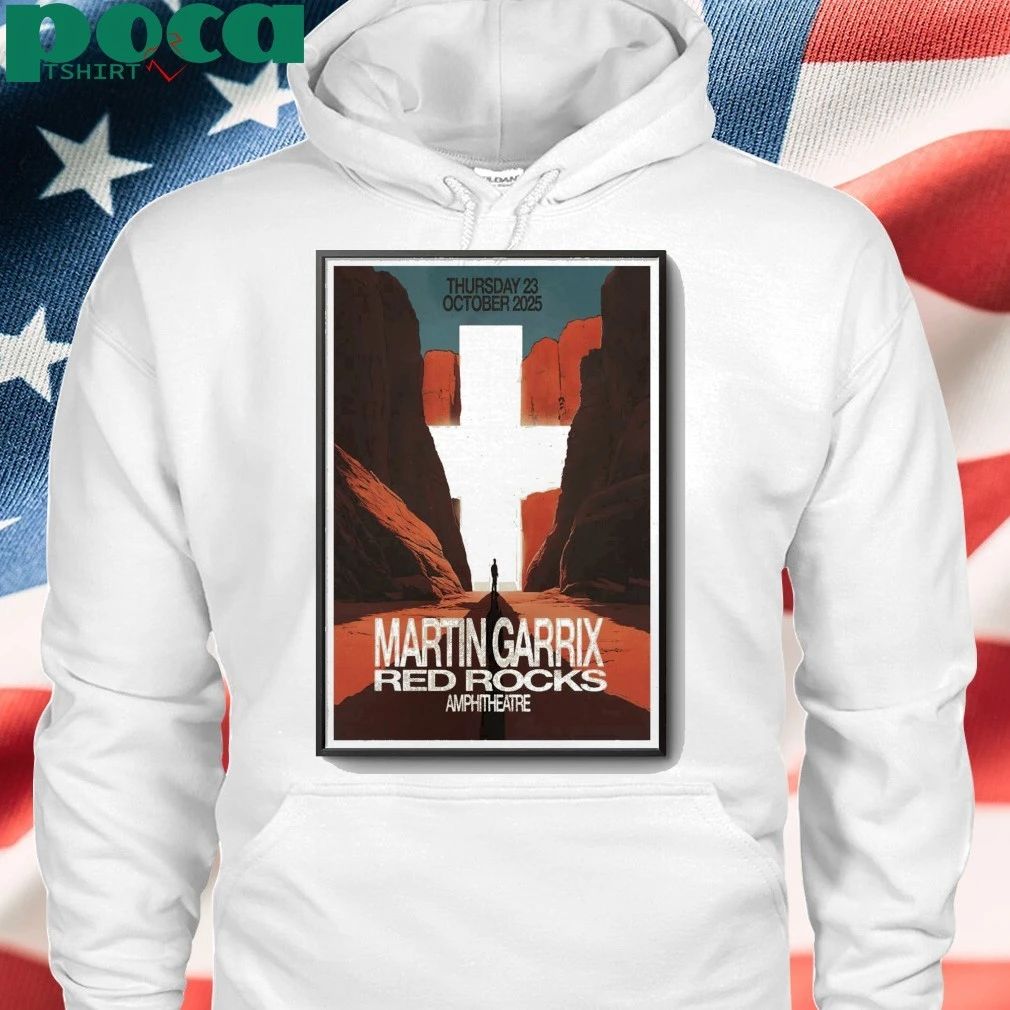 Martin Garrix October 23 2025 Red Rocks Amphitheater Morrison CO Poster shirt