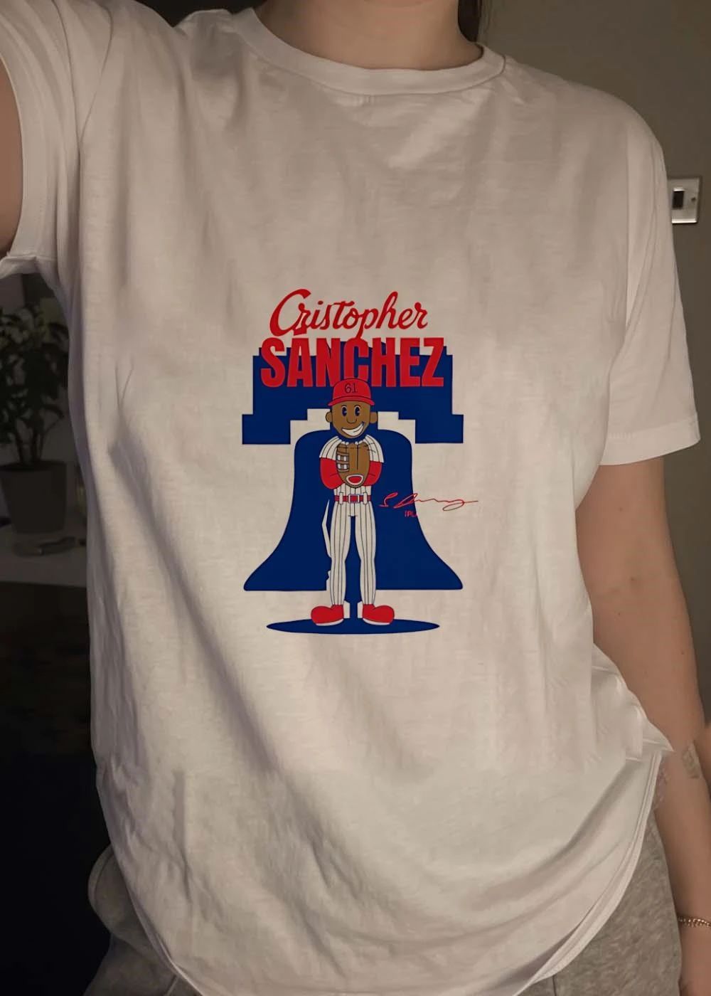 Cristopher Sanchez Philadelphia Phillies MLB Cristopher Sanchez Players shirt