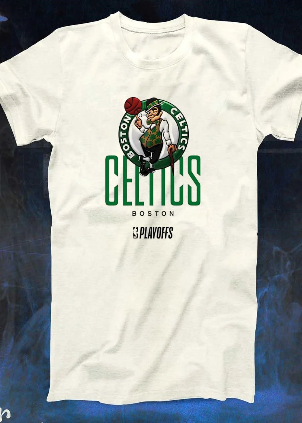 Boston Celtics Playoffs Official Logo T-Shirt