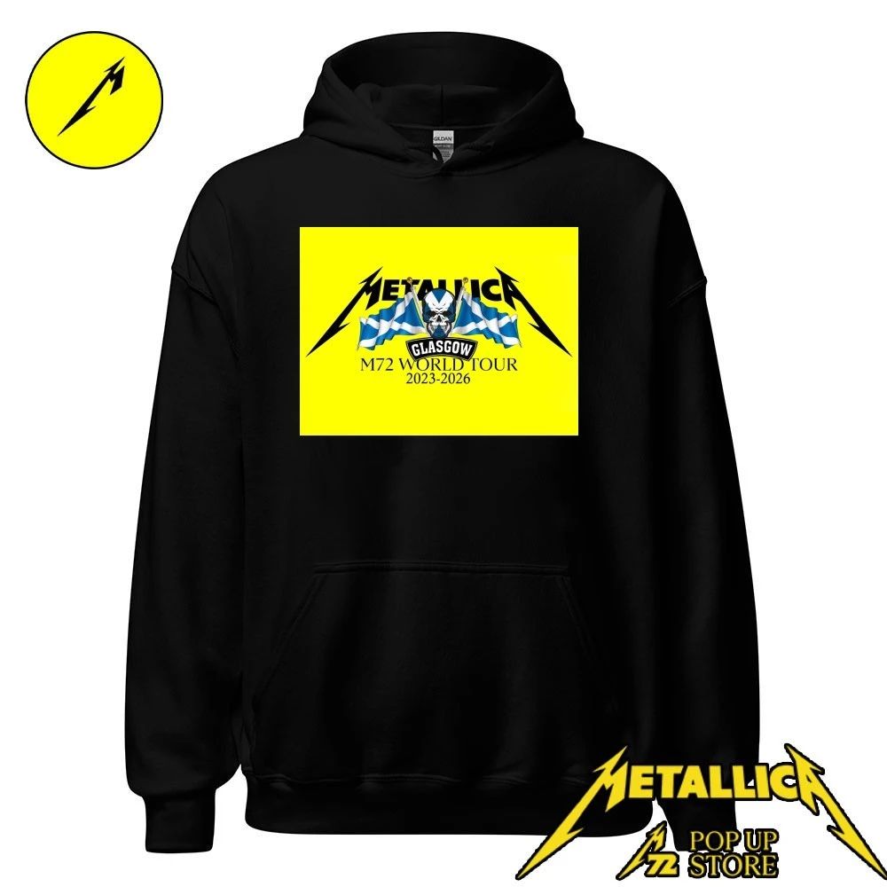 Metallica Pop-Up Store Glasgow T-Shirt – Metallica Glasgow Pop-Up Shop T-Shirt