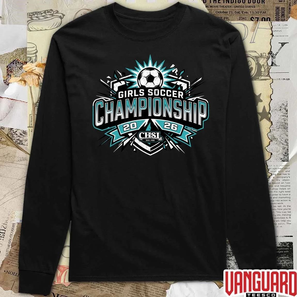2026 CHSL Girls Soccer Championship Logo t-shirt