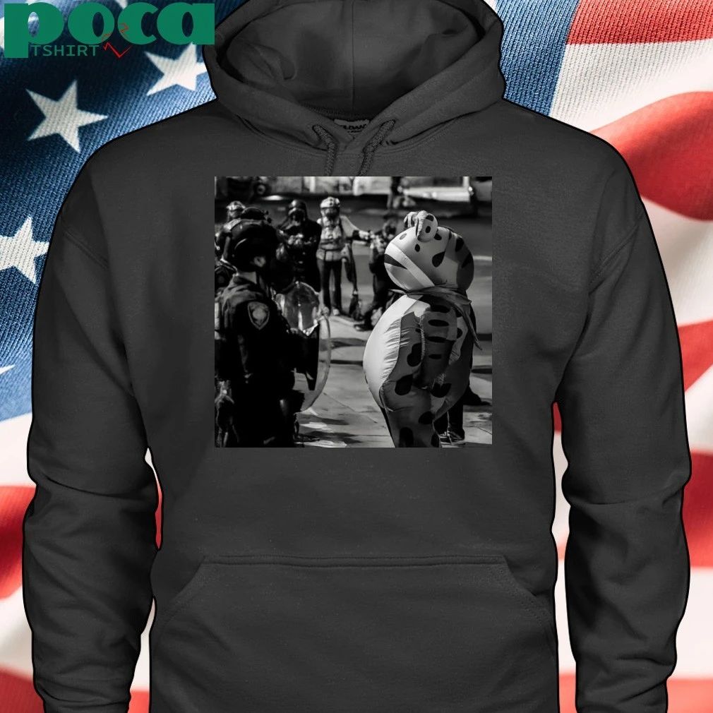 Frogs Against Fascism Portland Frog stronger together T-shirt