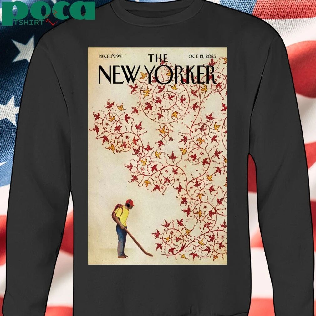 The New Yorker Oct 13 2025 Brian Stauffer’s Winds of Change Poster T-shirt