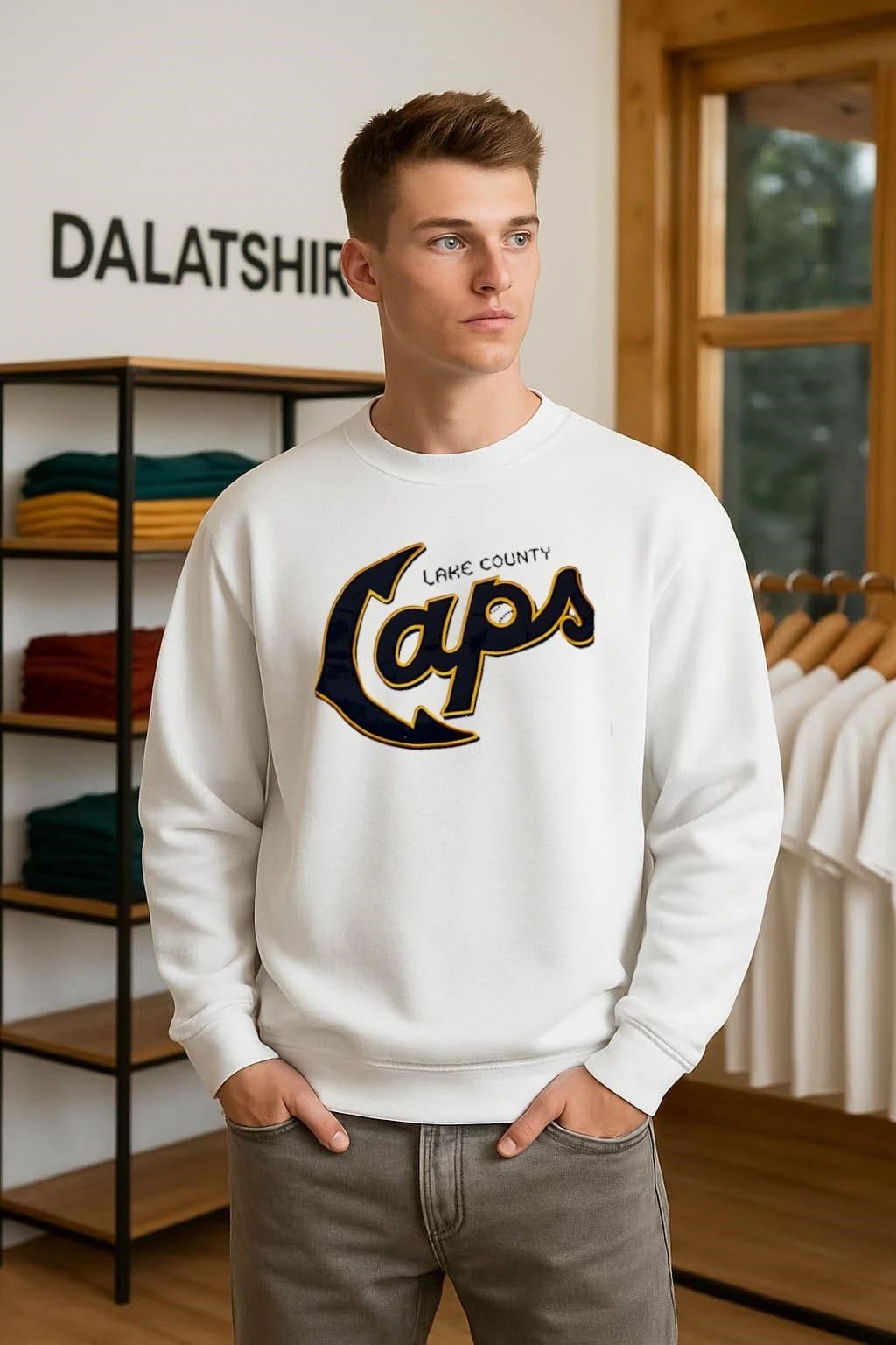 Lake County Captains logo shirt