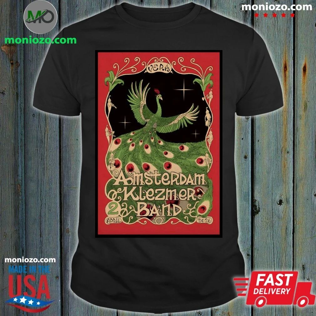 Amsterdam Klezmer Band Apr 2 2026 Vera Groningen NL Poster Shirt – Best Gift for Music Fans