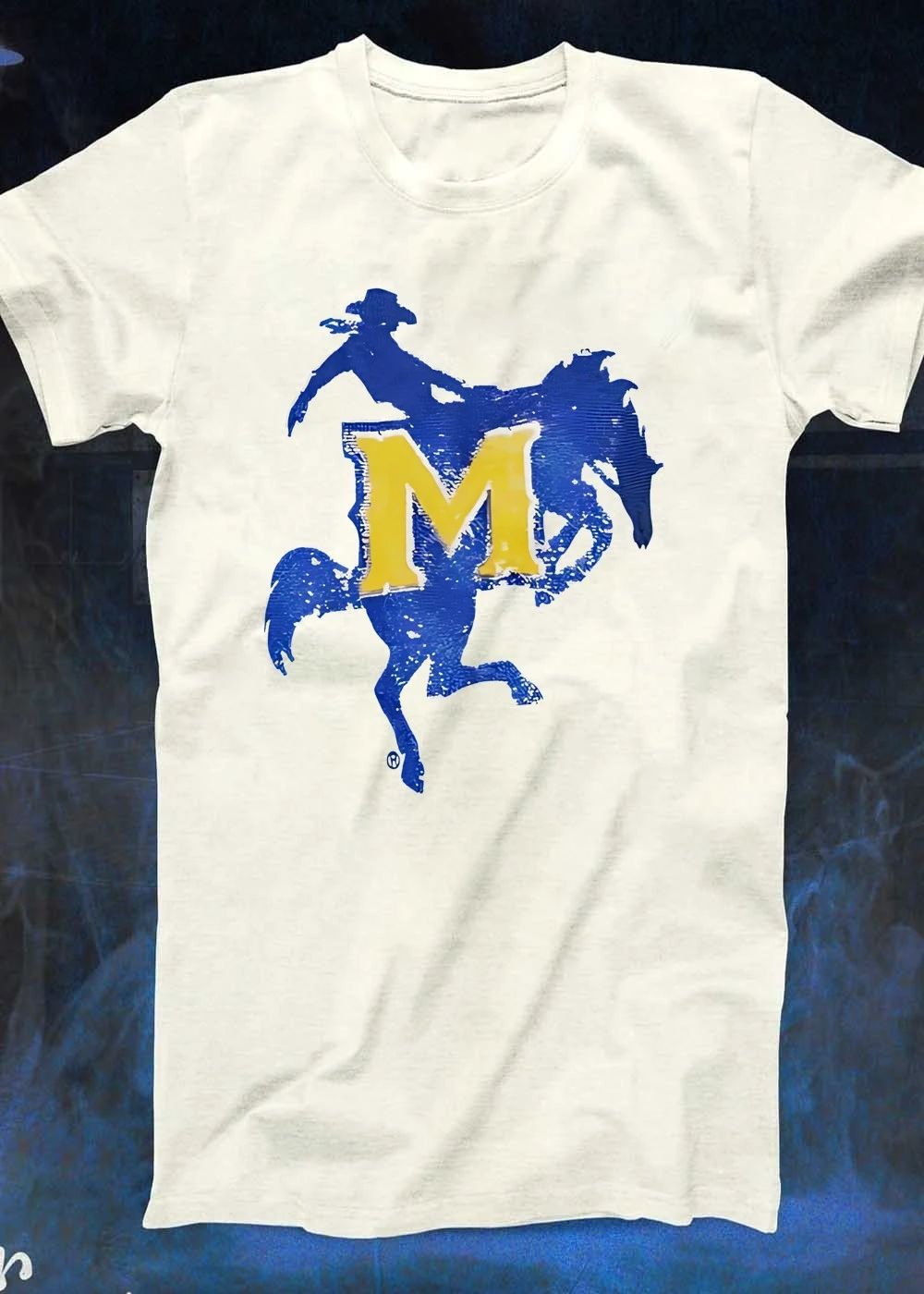 McNeese State University Cowboy Mascot M Letter Logo T-Shirt