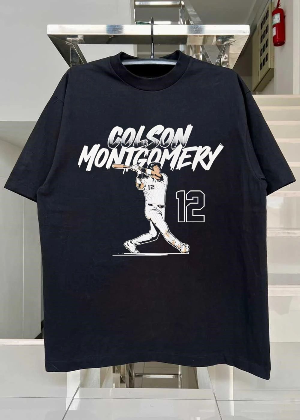 Colson Montgomery MLB Chicago White Sox Player Illustration T-Shirt