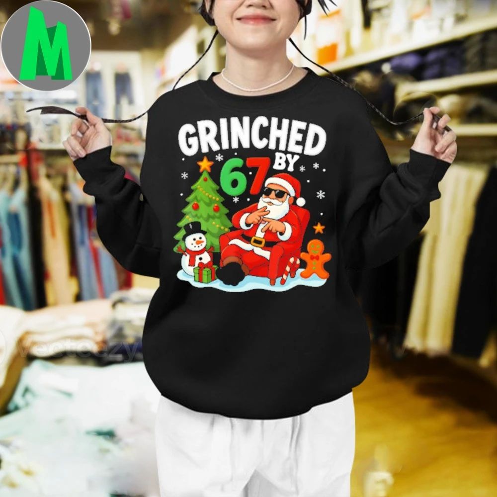 67 Six Seven Grinched By 6-7 Gen Alpha Slang T-Shirt