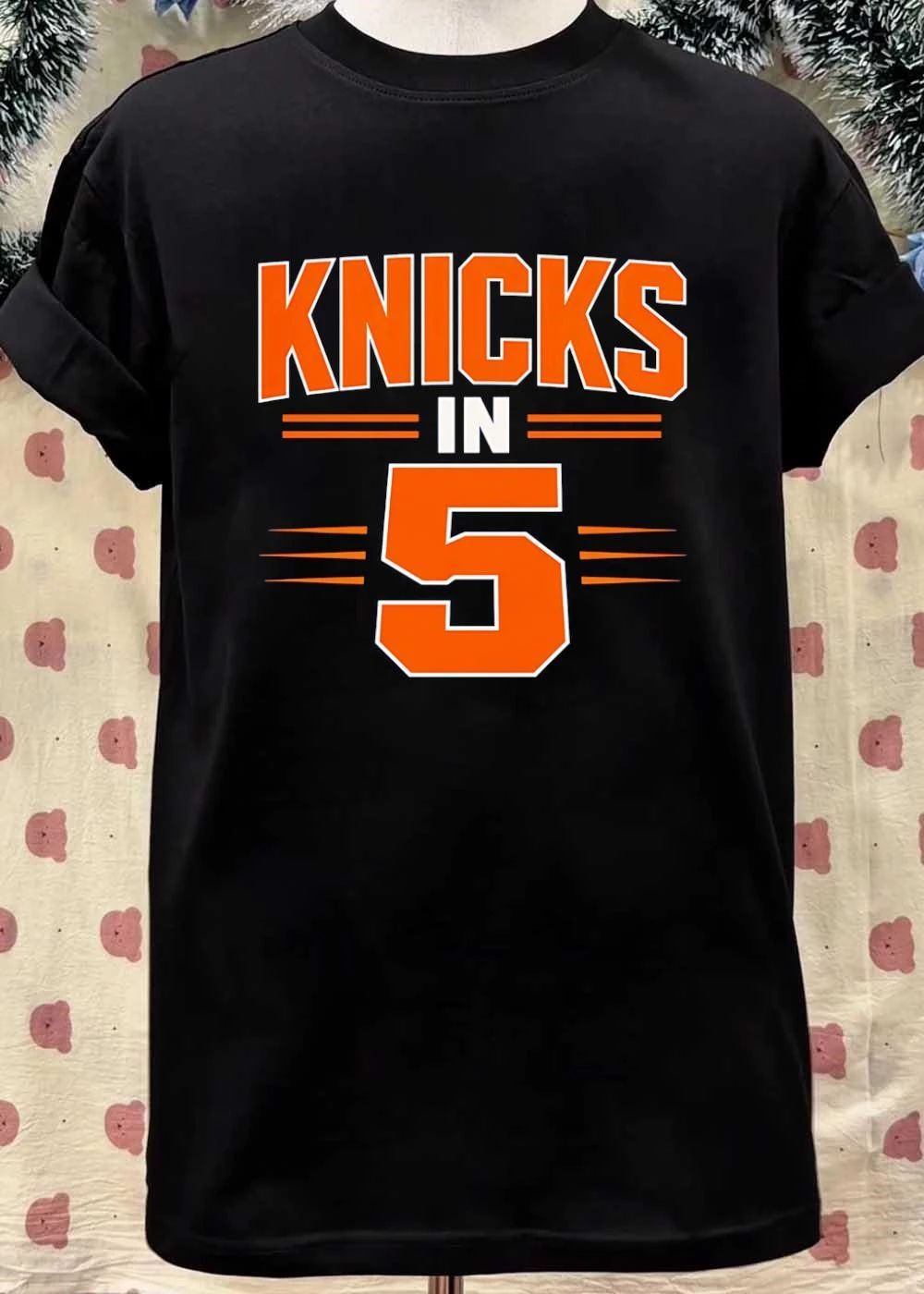 Knicks In 5 Big Text T-Shirt