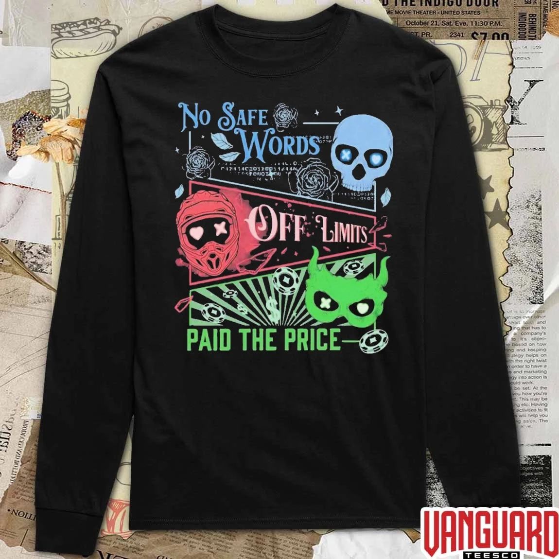 Masked Men No Safe Words Paid The Price NHL Hockey Goalie 2026 t-shirt