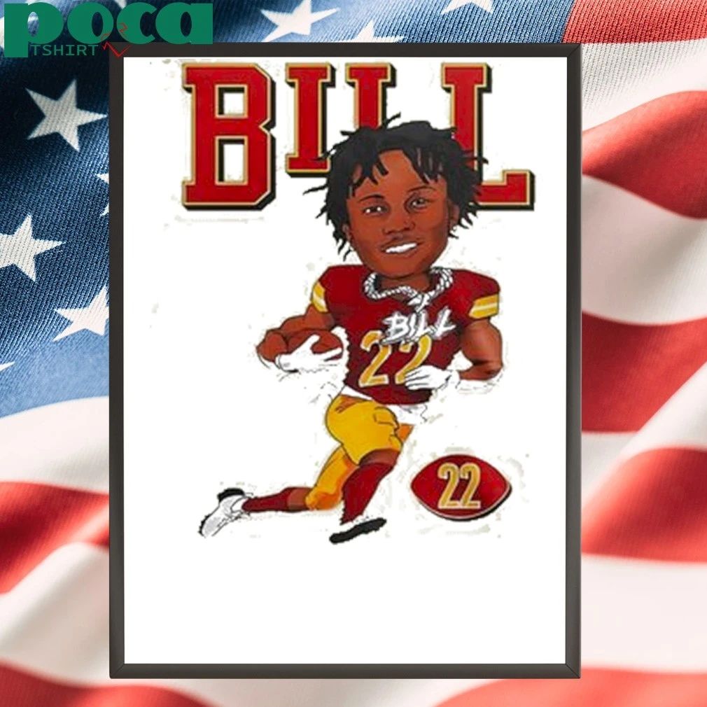 Washington Commanders Jacory Bill Croskey-Merritt 22 T-Shirt