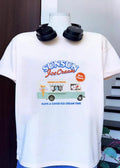 New Open! SunSun Ice Cream Have a Good Time Graphic T-Shirt