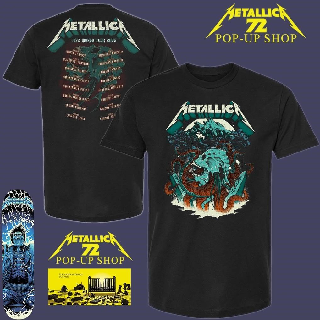 Metallica M72 The Thing That Should Not Be by Danny Graham T-Shirt