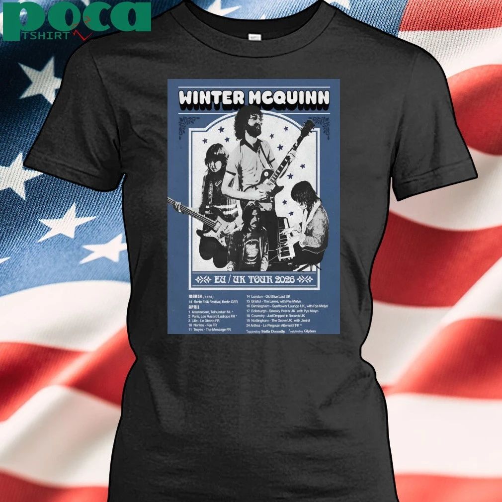 Winter McQuinn 2026 Tour EU-UK Poster T-shirt